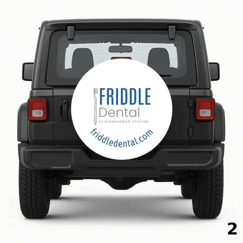 =Friddle Dental Spare Tire Cover