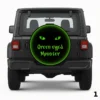 =Green eyed Monster Spare Tire Cover