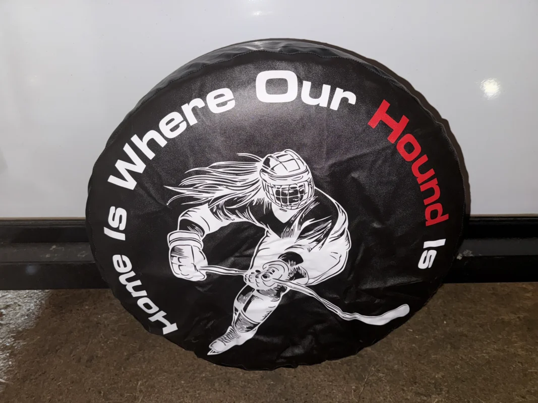 Spare tire cover installed on Car - Clients review