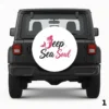 =Jeep Sea Soul Spare Tire Cover