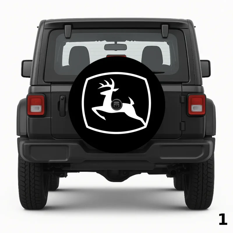 =John Deere Logo Spare Tire Cover