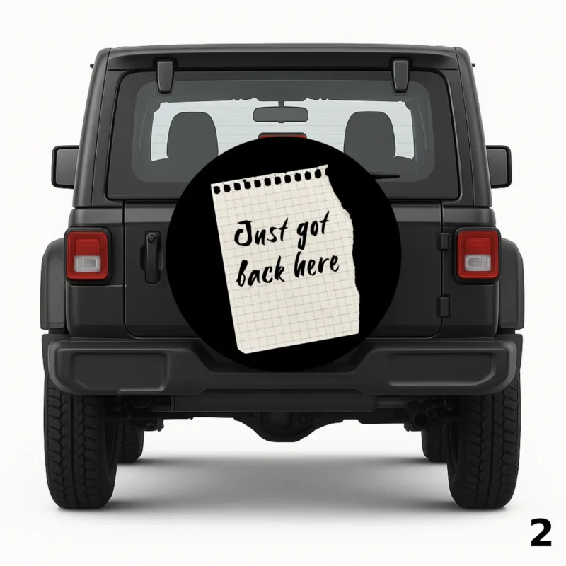 =Just got back here Spare Tire Cover