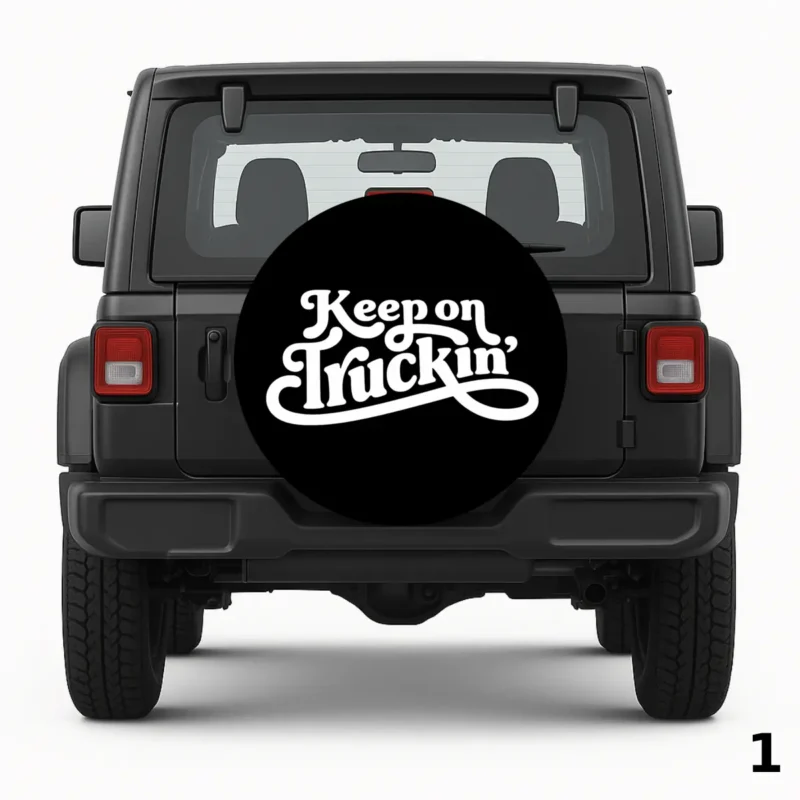 =Keep on Truckin' design Spare Tire Cover