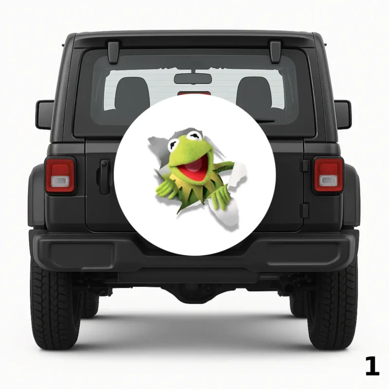 =Kermit the frog Spare Tire Cover