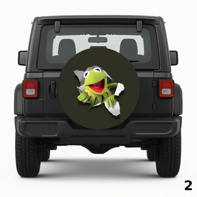 =Kermit the frog Spare Tire Cover