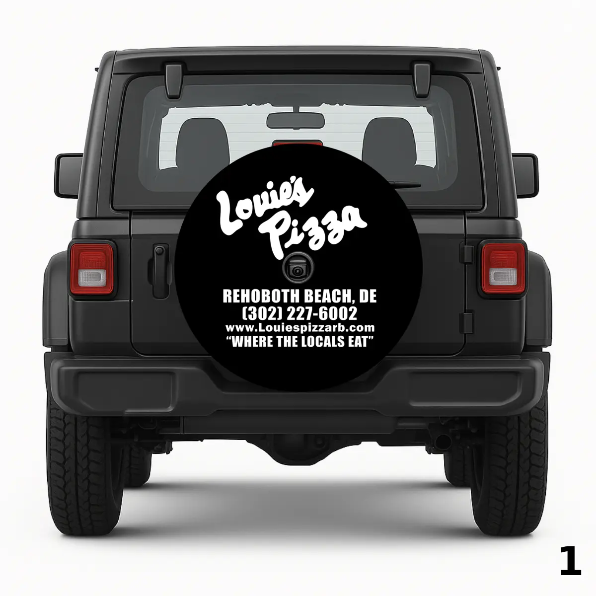 =Louie's Pizza Spare Tire Cover
