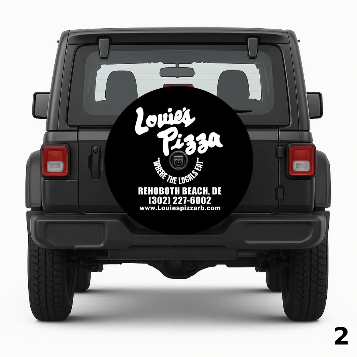 =Louie's Pizza Spare Tire Cover