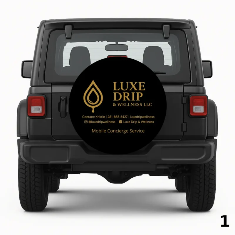 =Luxe Drip Spare Tire Cover