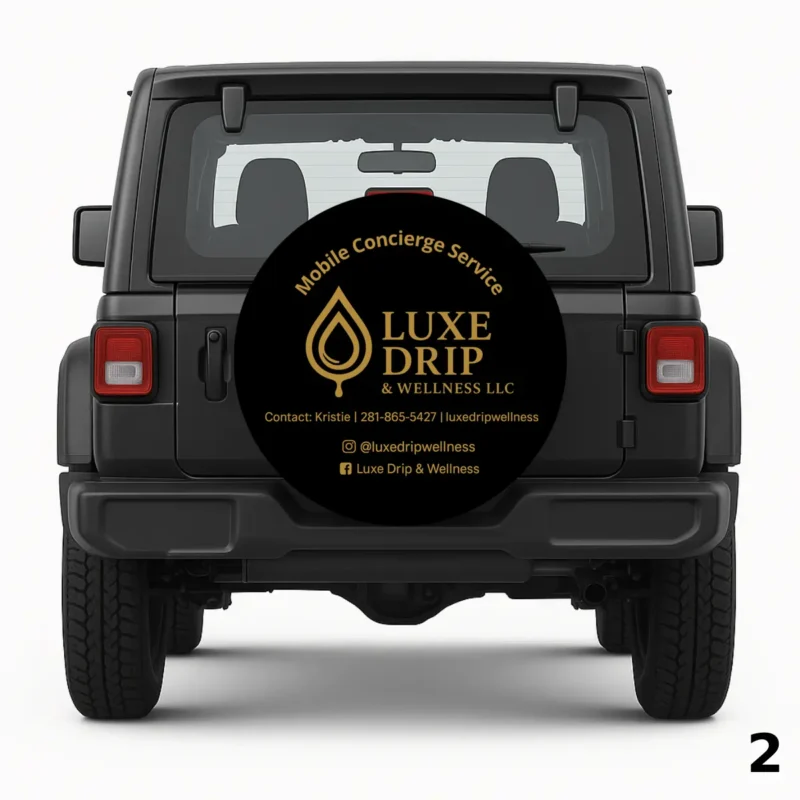 =Luxe Drip Spare Tire Cover