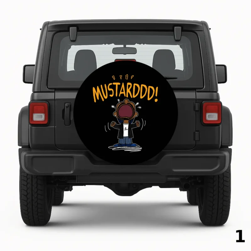 =Mustard Spare Tire Cover