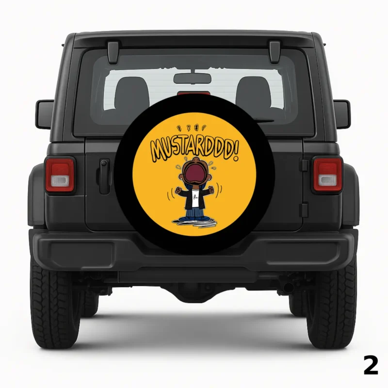 =Mustard Spare Tire Cover