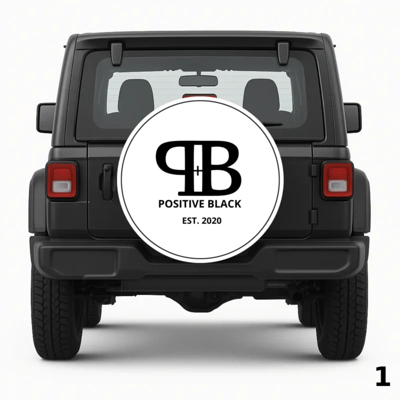 =Positive Black Spare Tire Cover