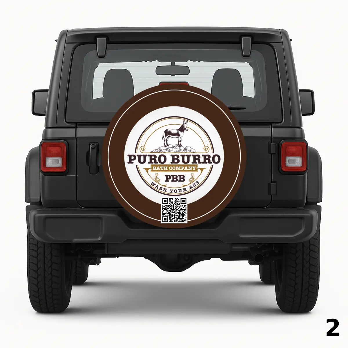 =Puro Burro Spare Tire Cover
