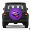 =Purple Crazy Face Reservhjulsskydd