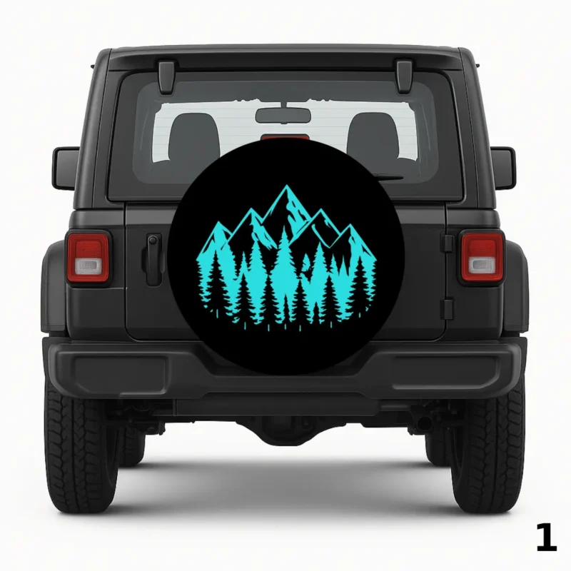 =Turquoise Mountain Wilderness Spare Tire Cover
