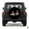 =Funda para Rueda de Repuesto Two German shepherds