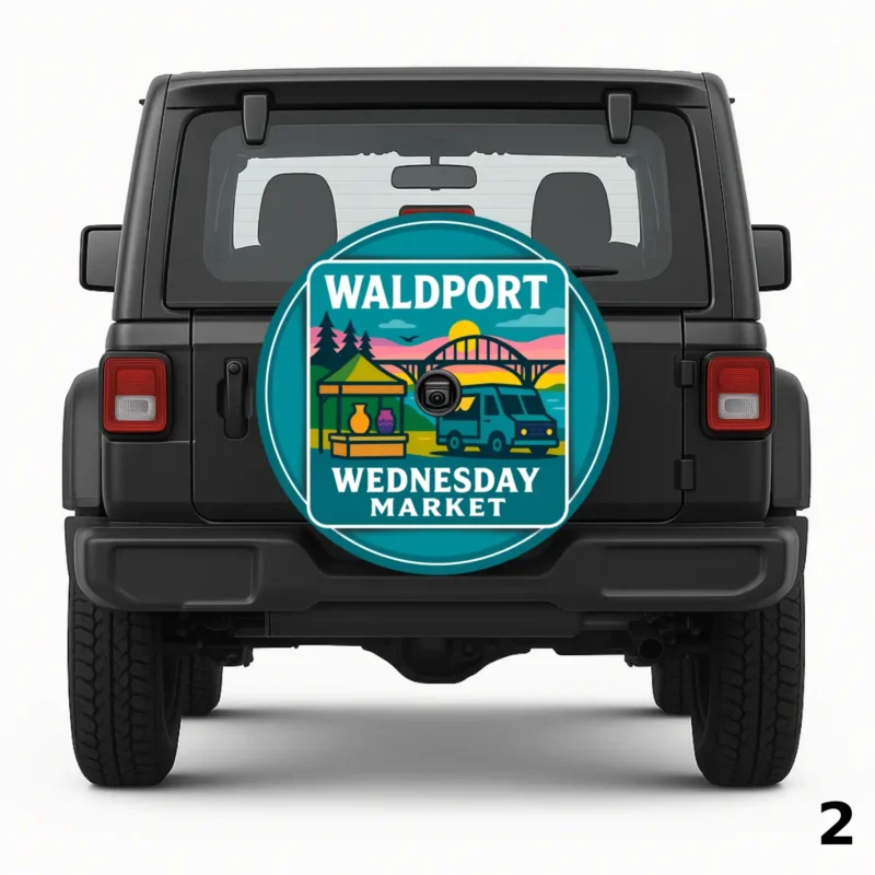 =Waldport Wednesday Market Spare Tire Cover