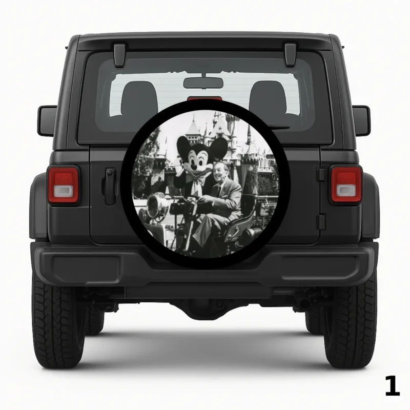 =Walt Disney and Mickey Mouse Spare Tire Cover