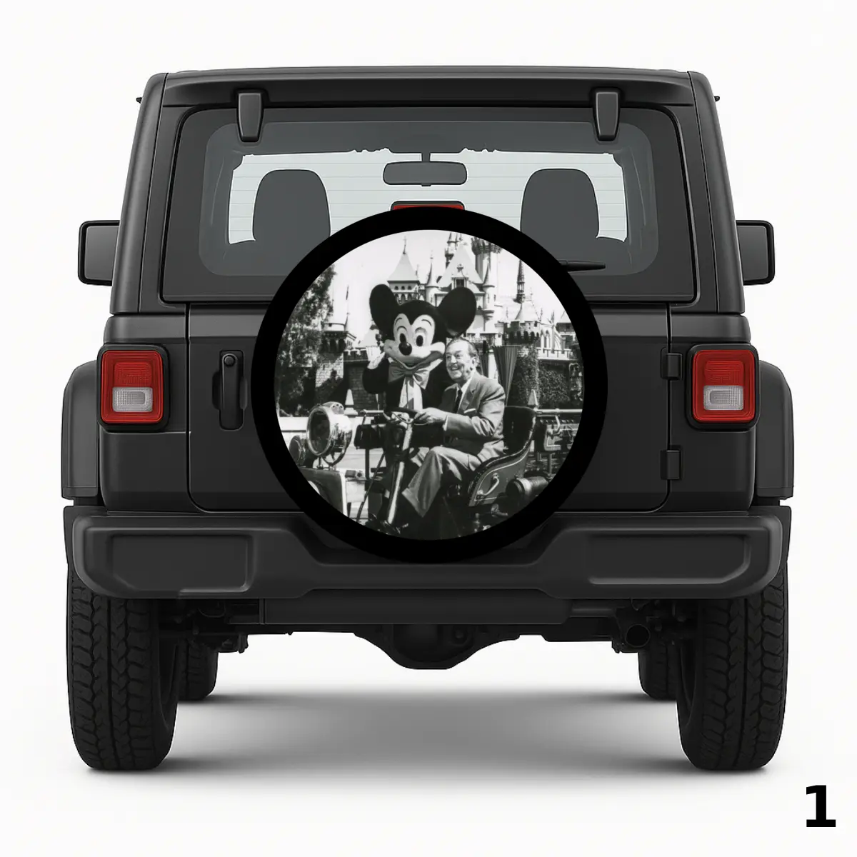 =Walt Disney and Mickey Mouse Spare Tire Cover