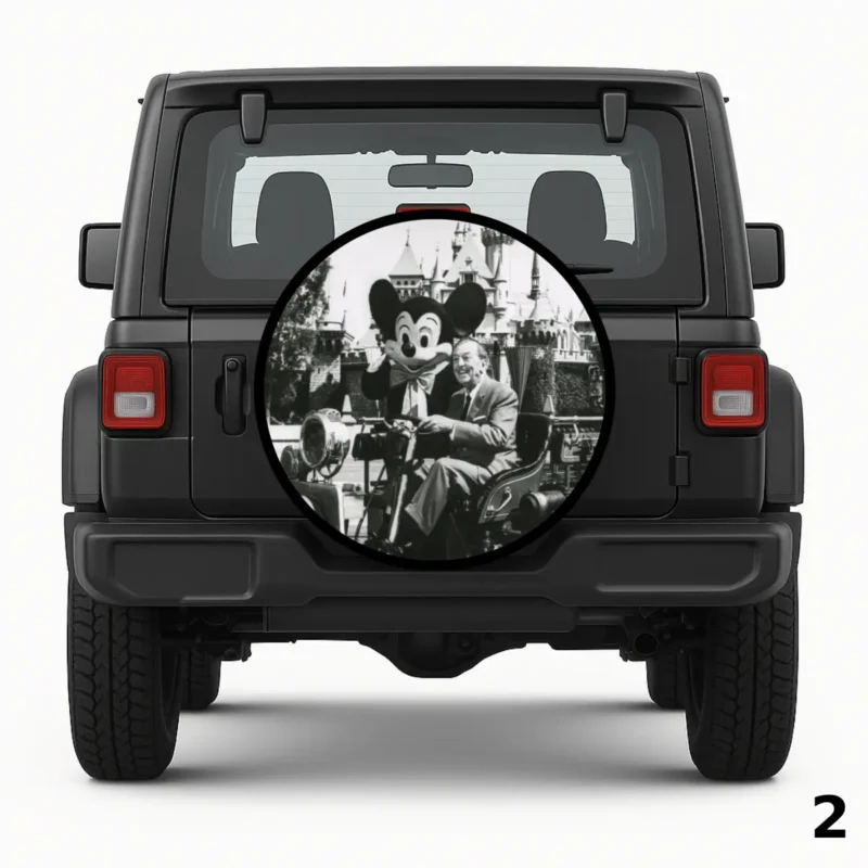 =Walt Disney and Mickey Mouse Spare Tire Cover