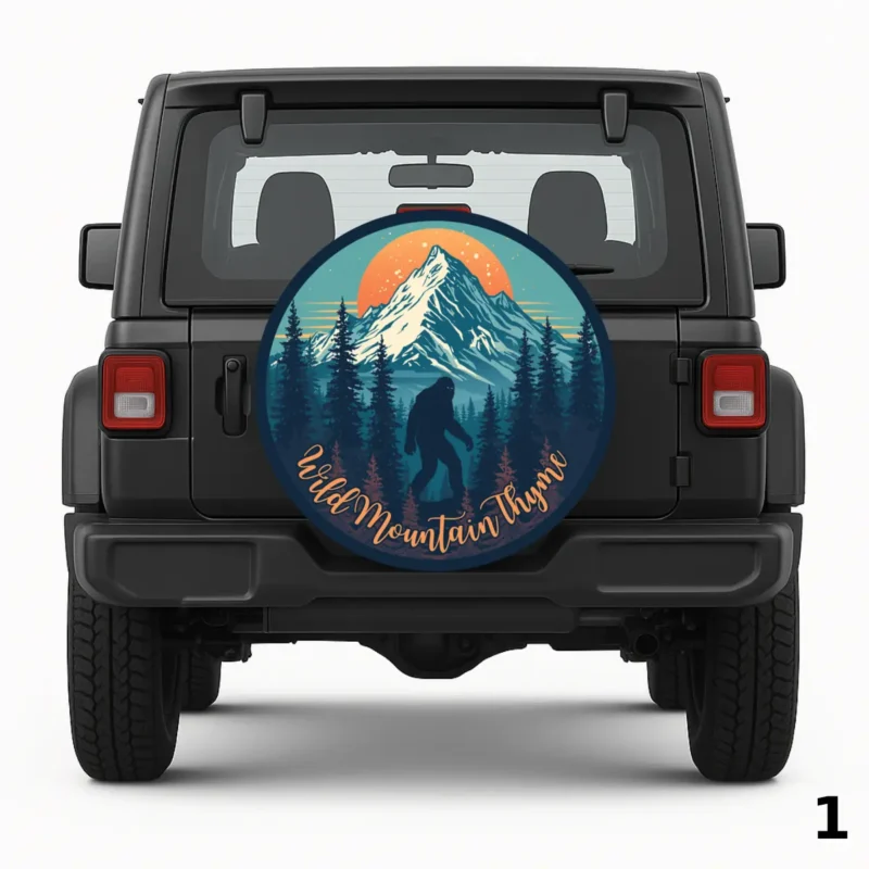 =Wild Mountain Thyme Spare Tire Cover