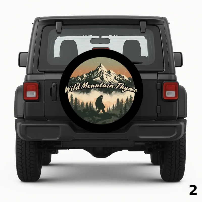 =Wild Mountain Thyme Spare Tire Cover