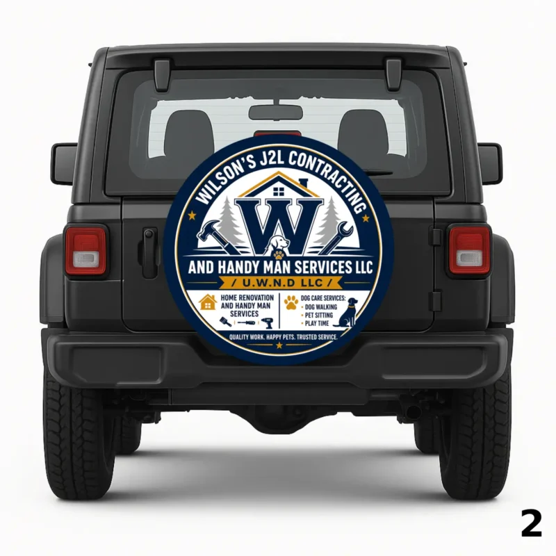 =Wilson’s j2l Contracting and Handy Man Services Spare Tire Cover