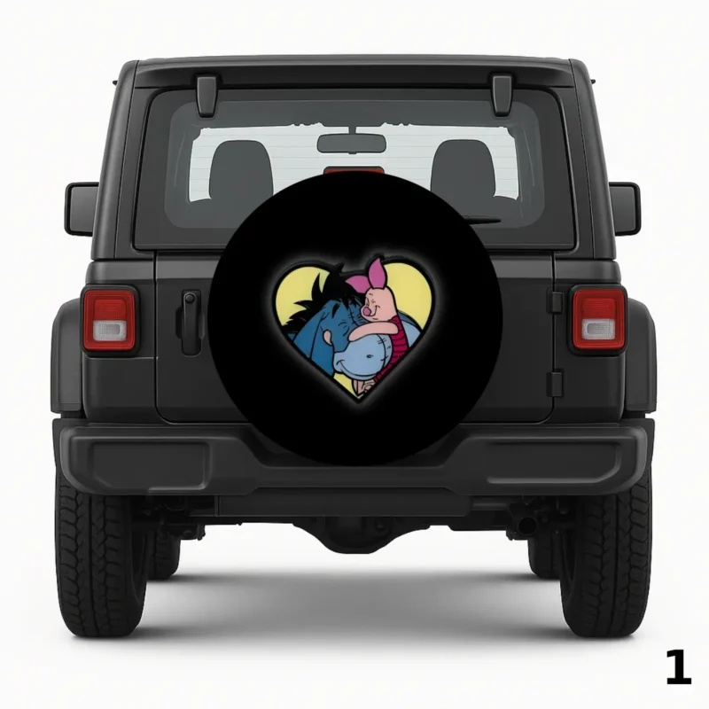 =Winnie the Pooh characters Spare Tire Cover