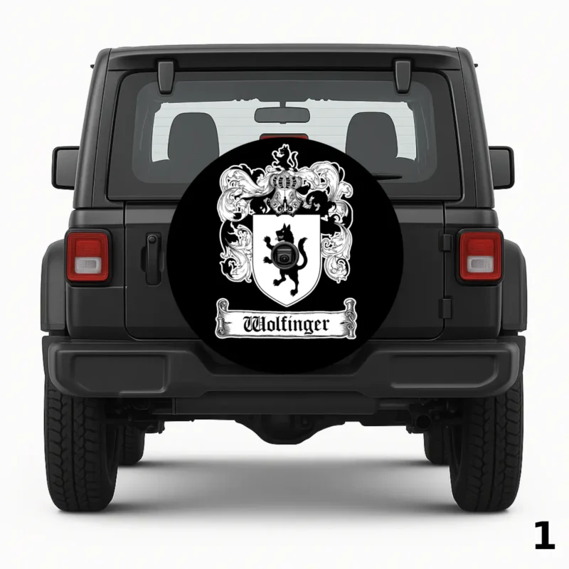=Wolfinger Crest Spare Tire Cover