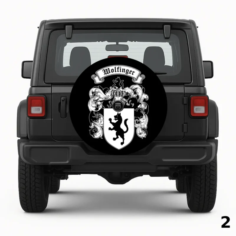 =Wolfinger Crest Spare Tire Cover