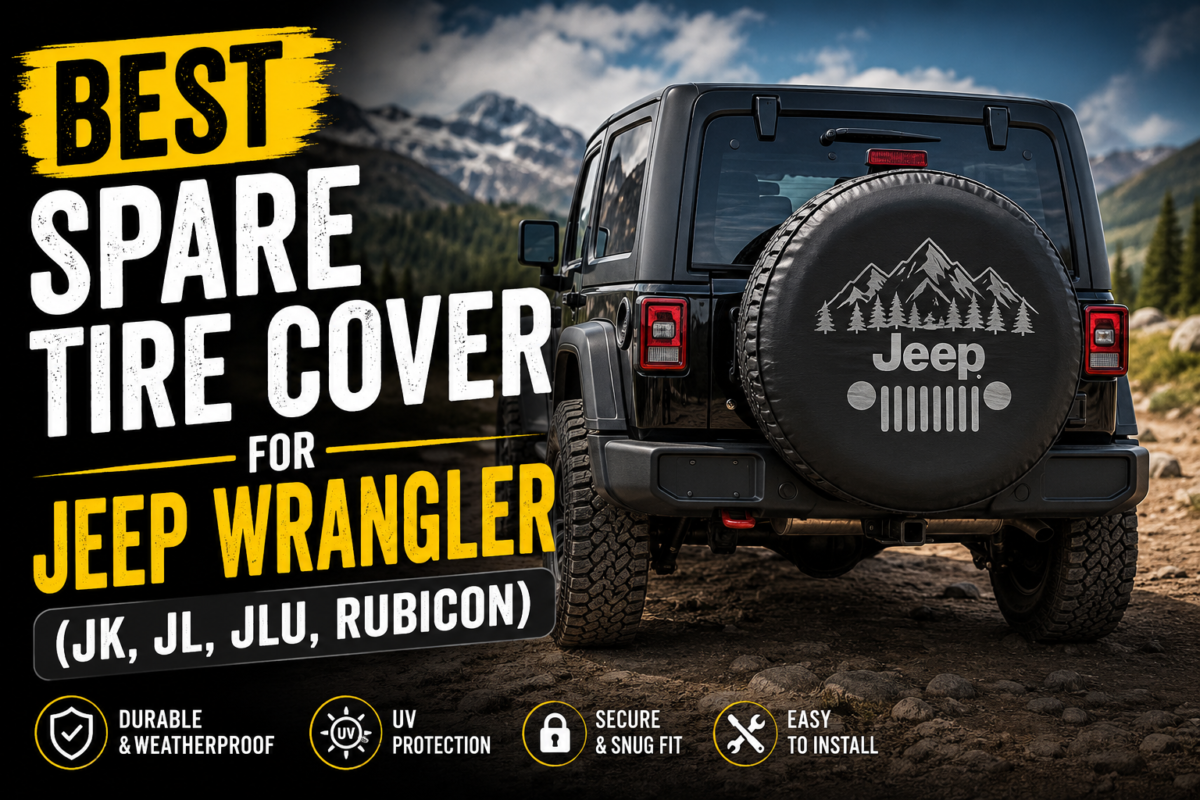 Mejor funda para rueda de repuesto para Jeep Wrangler (JK, JL, JLU, Rubicon)