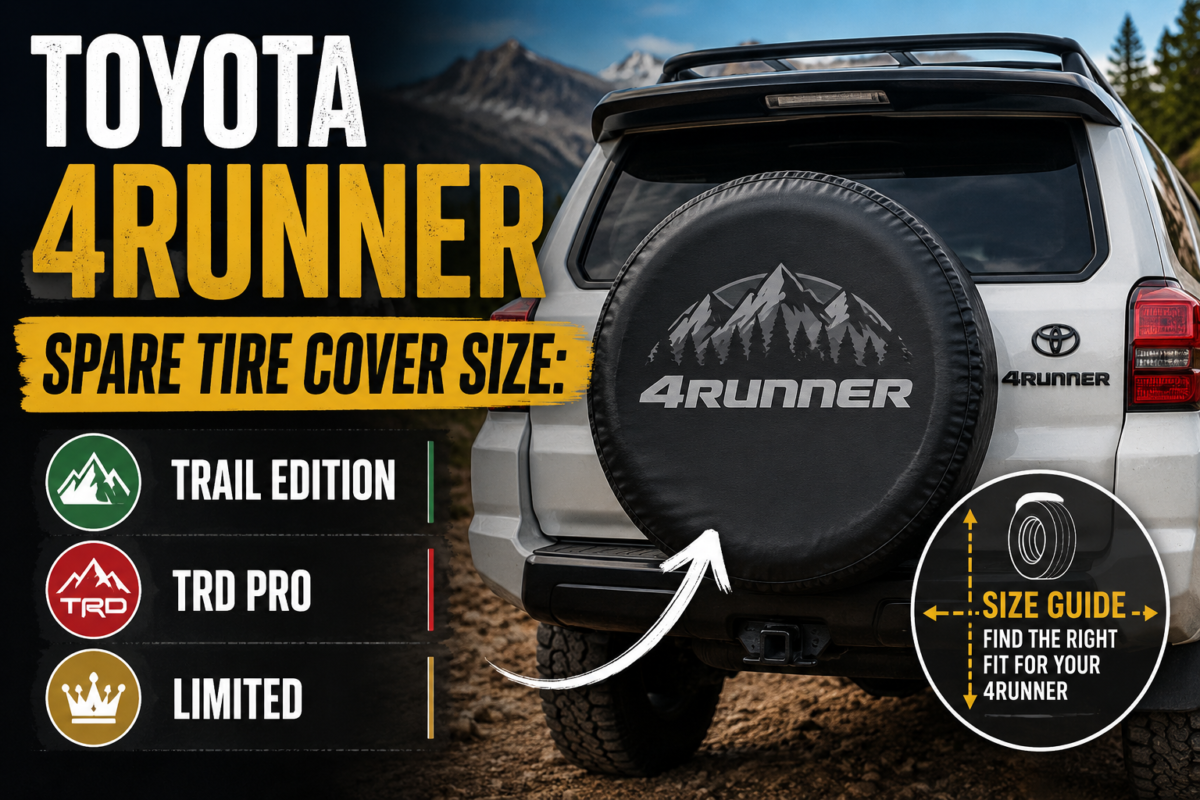 Tamaño de la funda para rueda de repuesto del Toyota 4Runner: Trail Edition, TRD Pro, Limited