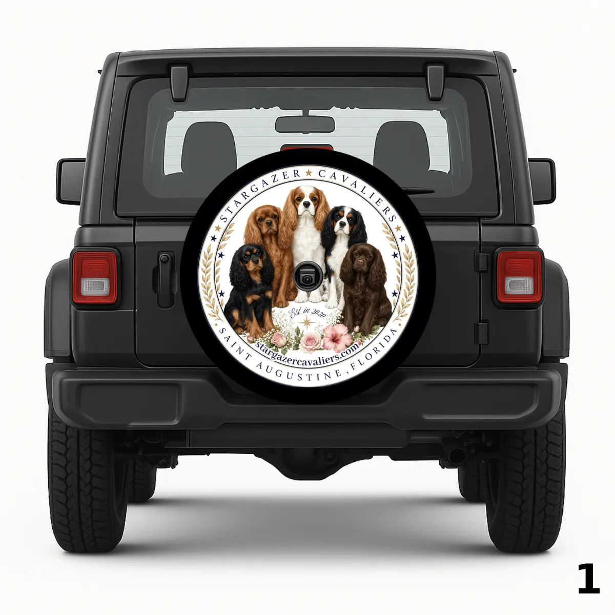 Stargazer Cavaliers Spare Tire Cover