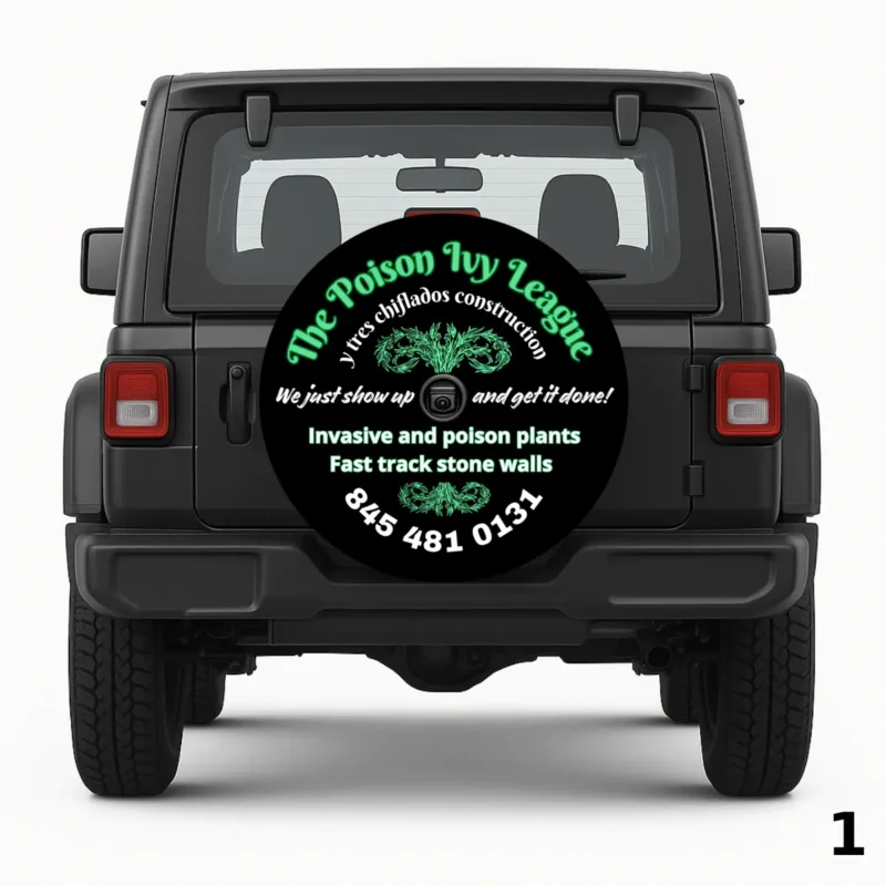 The Poison Ivy League Spare Tire Cover