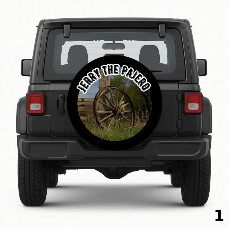 Jerry the Pajero Spare Tire Cover