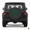 Green Dragon Mahjong Symbol Reservhjulsskydd
