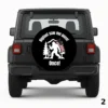Bigfoot saw me once Spare Tire Cover