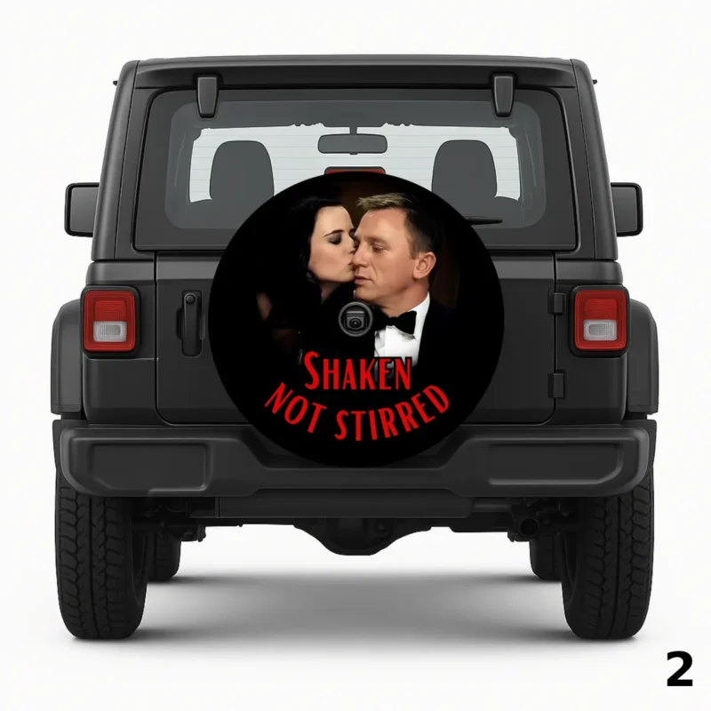 Shaken, not Stirred Spare Tire Cover