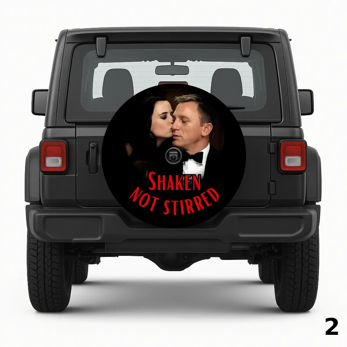 Shaken, not Stirred Spare Tire Cover