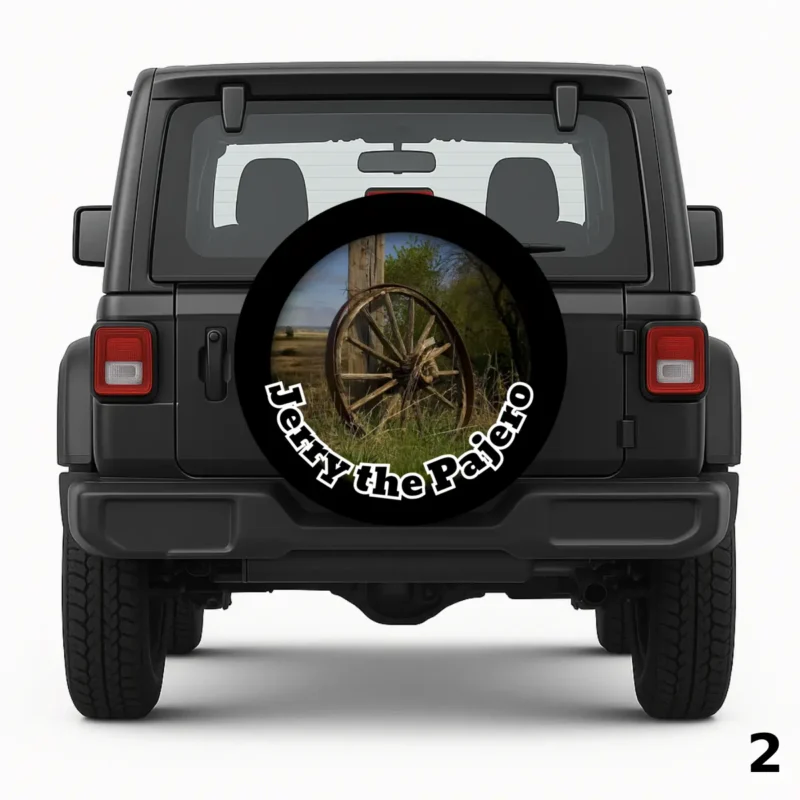Jerry the Pajero Spare Tire Cover