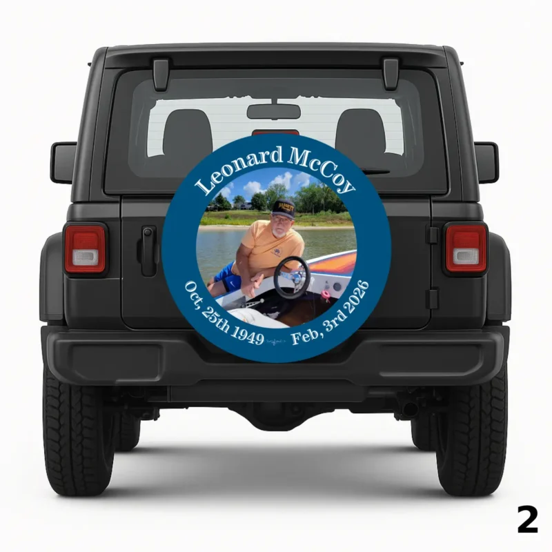 Leonard McCoy Spare Tire Cover