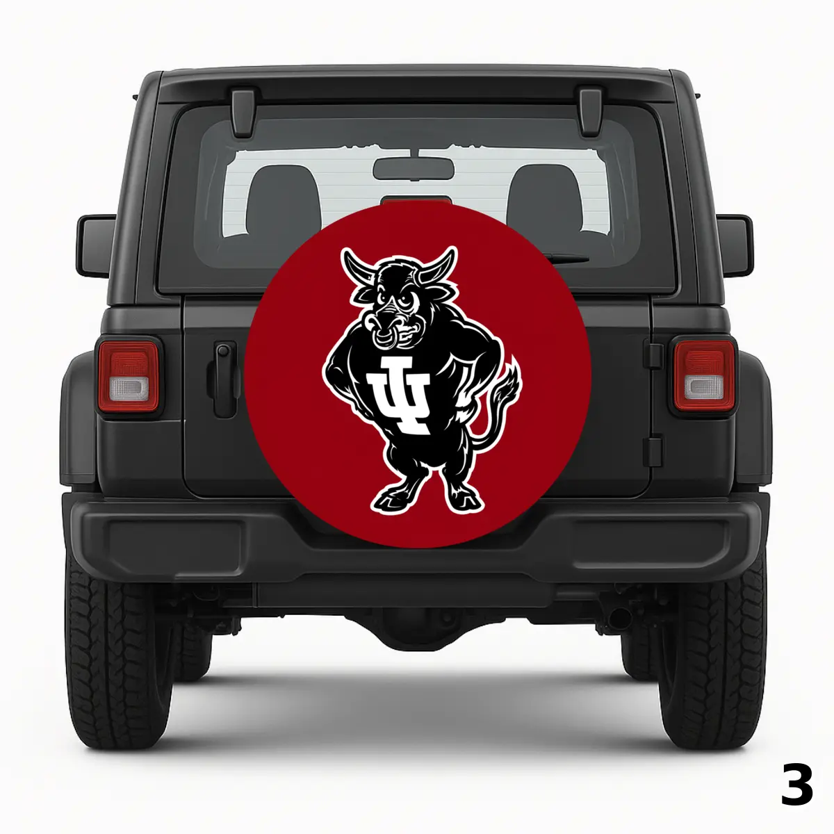 Hoosier the Bison Spare Tire Cover