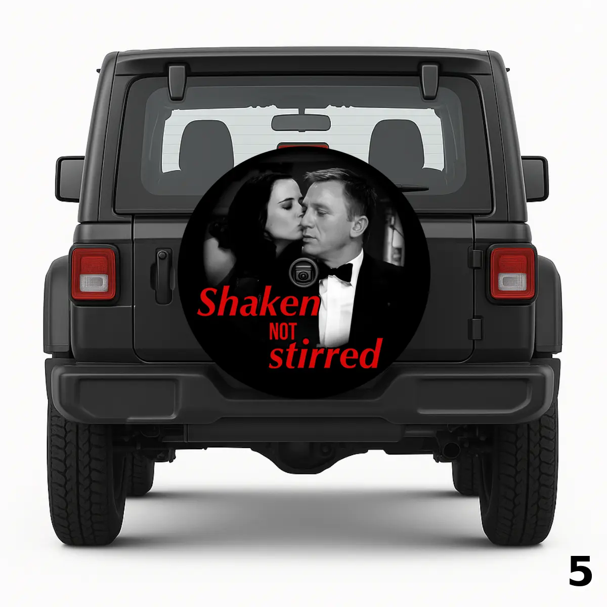Shaken, not Stirred Spare Tire Cover