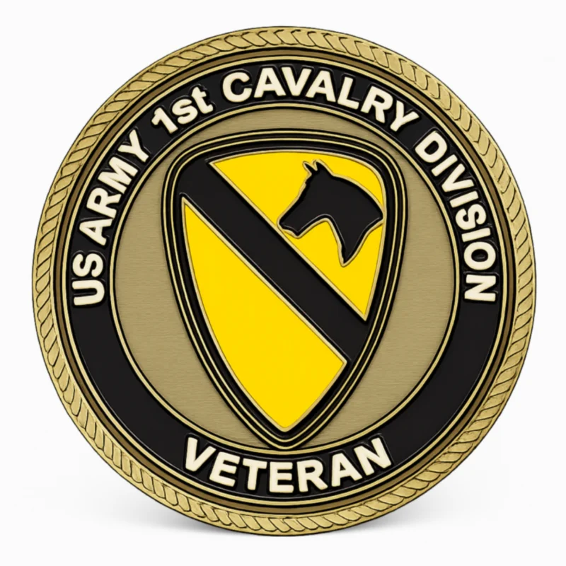 US Army 1st Cavalry Division Spare Tire Cover