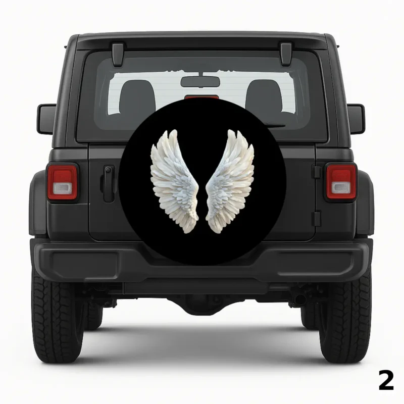 =Angel Wings Spare Tire Cover