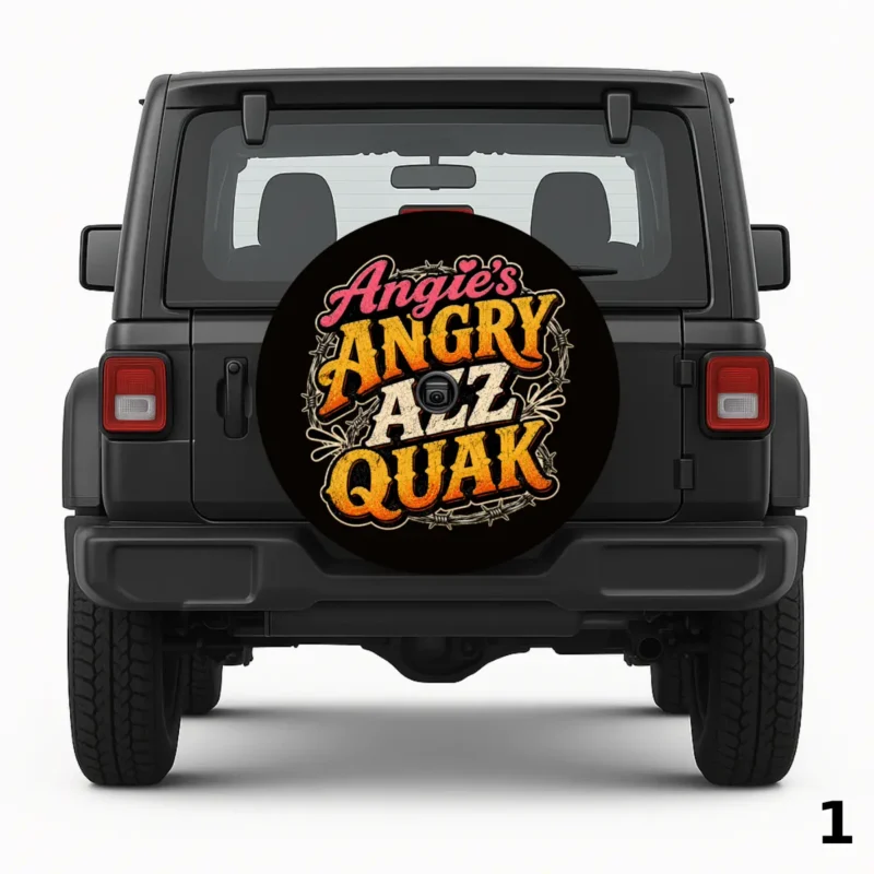 =Angie's Angry Azz Quak Spare Tire Cover