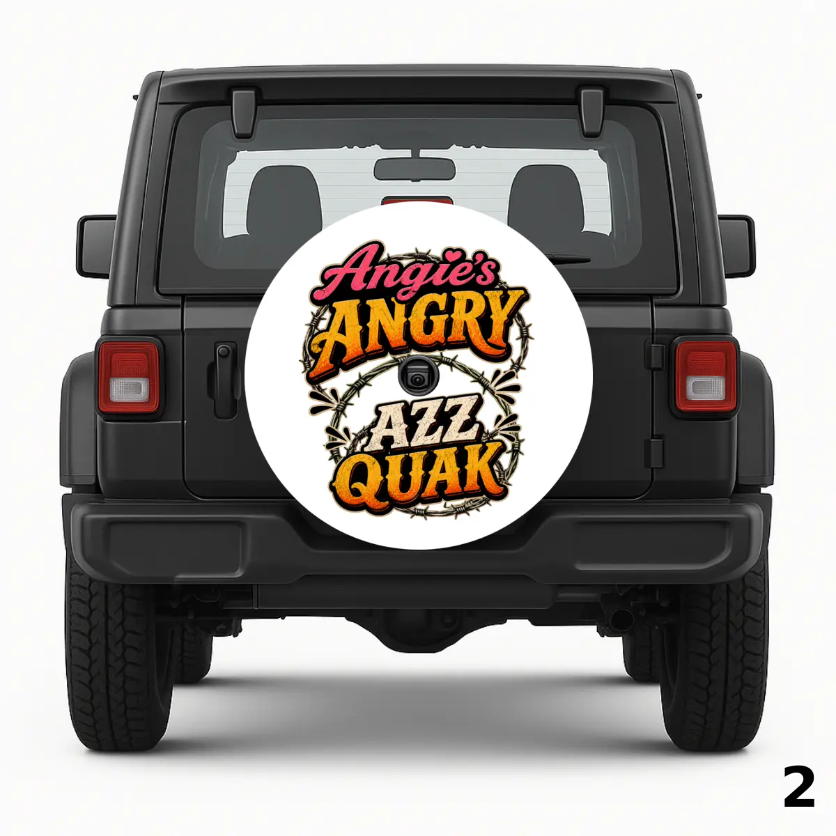 =Angie's Angry Azz Quak Spare Tire Cover