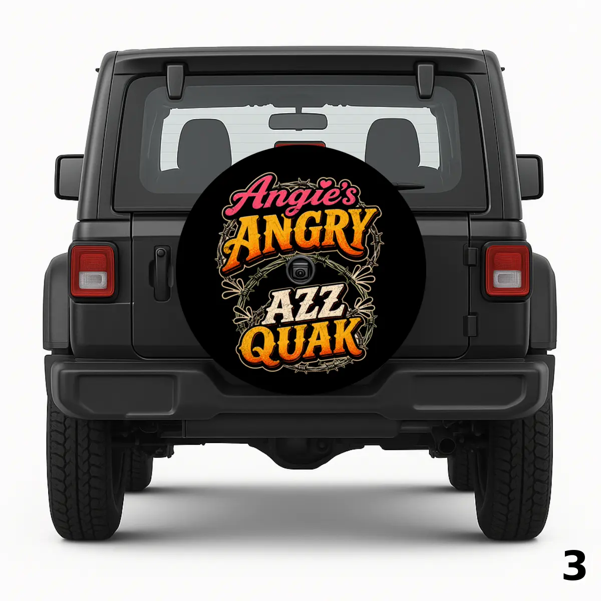 =Angie's Angry Azz Quak Spare Tire Cover