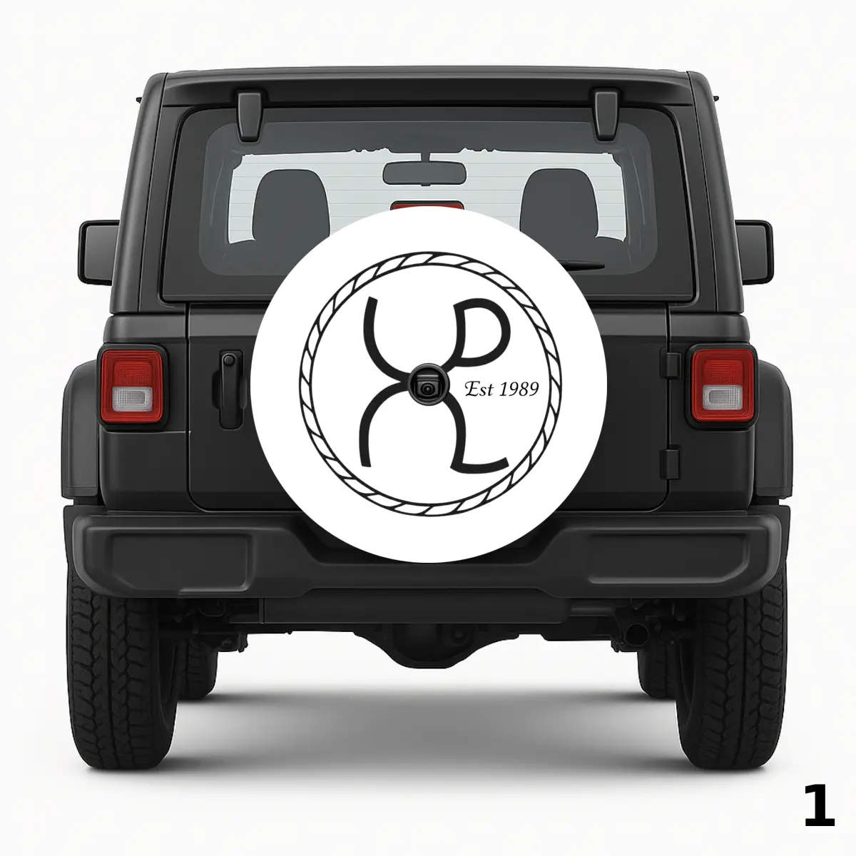 =Brand Logo Spare Tire Cover