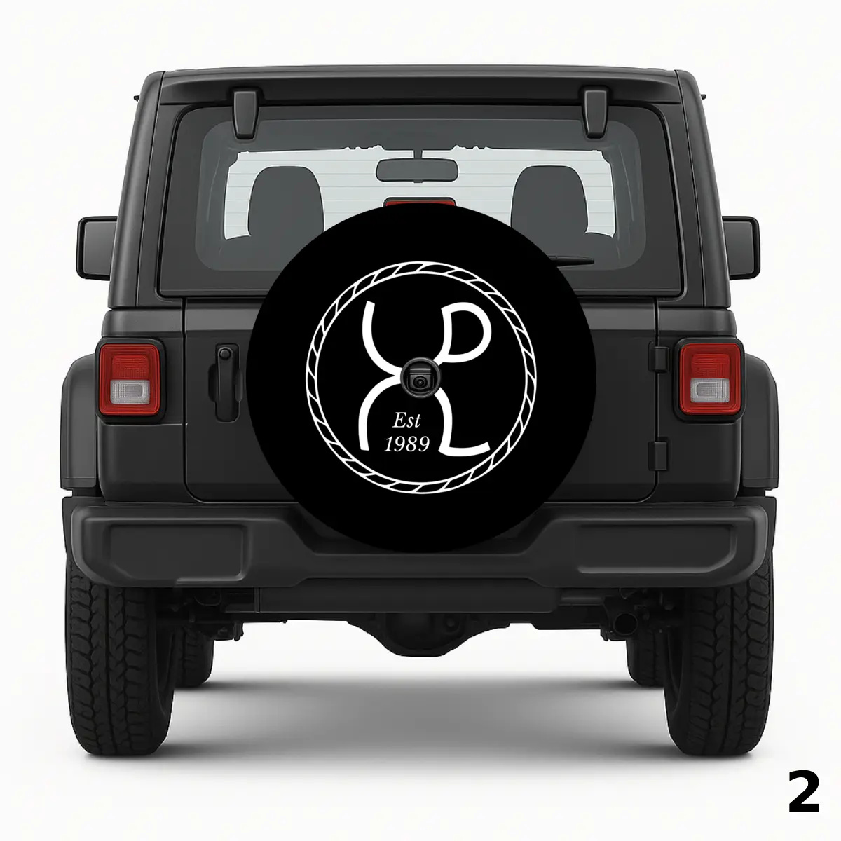=Brand Logo Spare Tire Cover